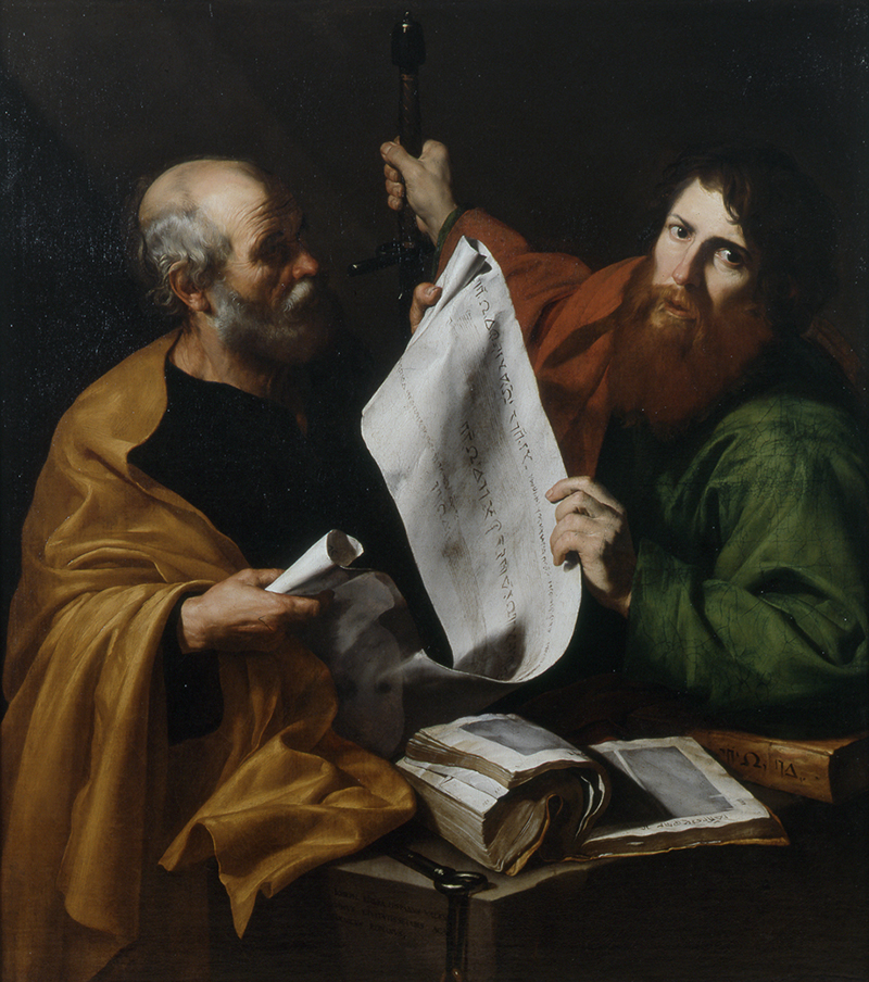 Św. Piotr i Paweł, Jusepe de Ribera, Obraz, Public Domain, Open Acces Muzeum Metropolitan Nowy Jork